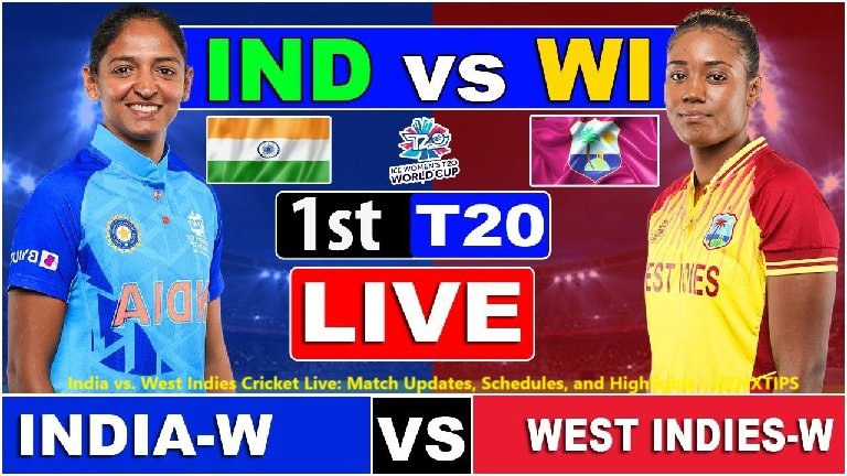 India vs. West Indies Cricket Live