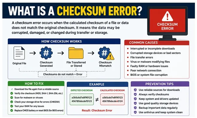 What Is a Checksum Error