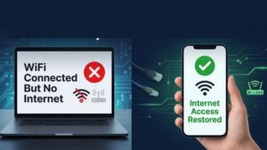 WiFi associated however no net